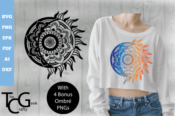 Download Sun and Moon Mandala SVG | Celestial - Premium Bundle