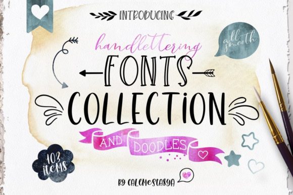 Download Handlettering Fonts Collection - Collection Collection