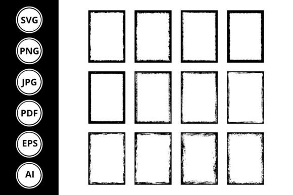 Download Grunge Border Frame Collection - Collection Collection