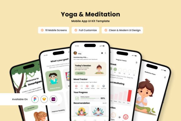 Download InnerSpace - Meditation Design Template - Meditation Collection