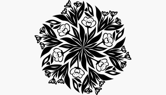 Download Circle Floral Motif - Motif Collection